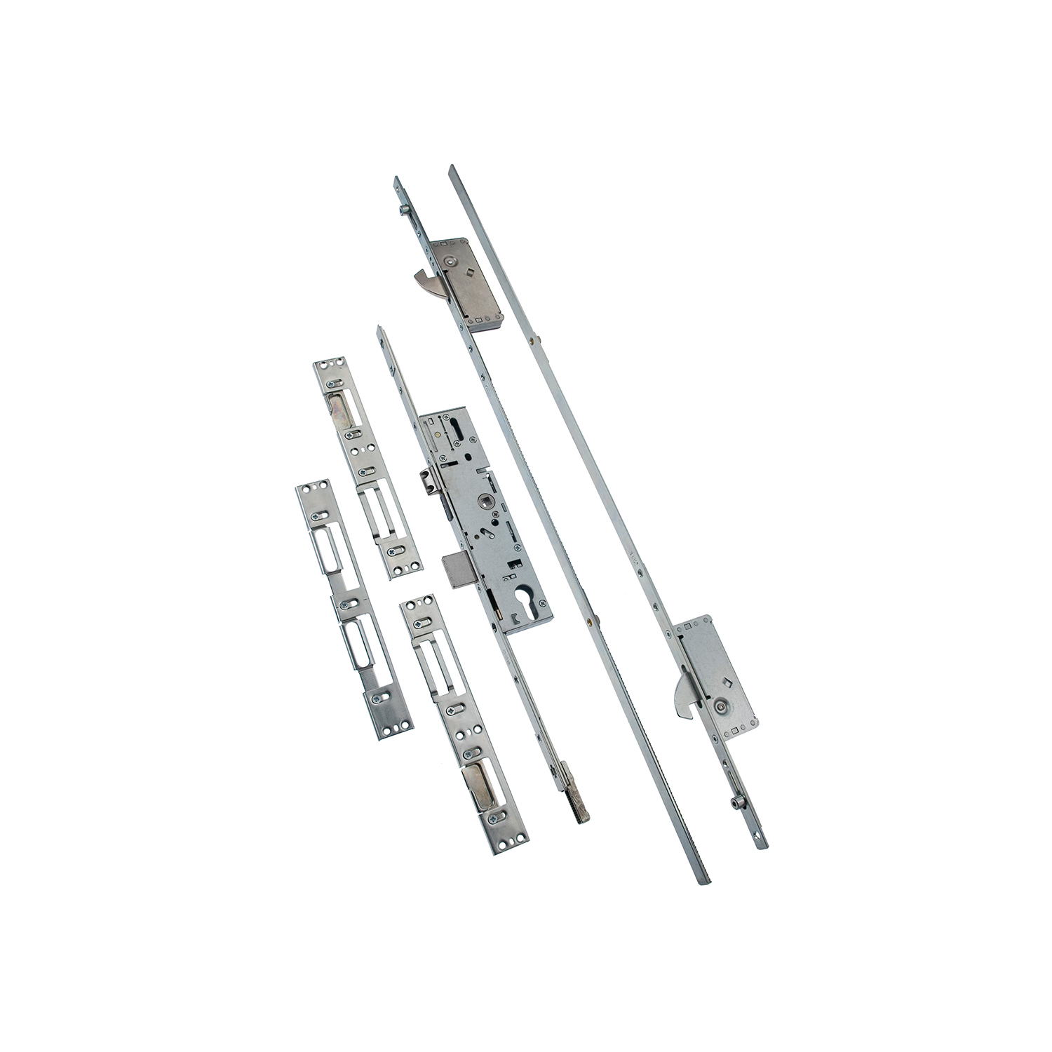Replacement Door Lock Kit - Euro Profile 2 Hook 2 Roller