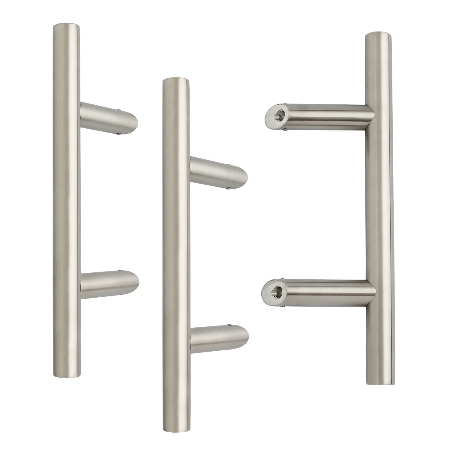 316 Stainless Steel Offset Bar Door Handle, Back to Back Fix