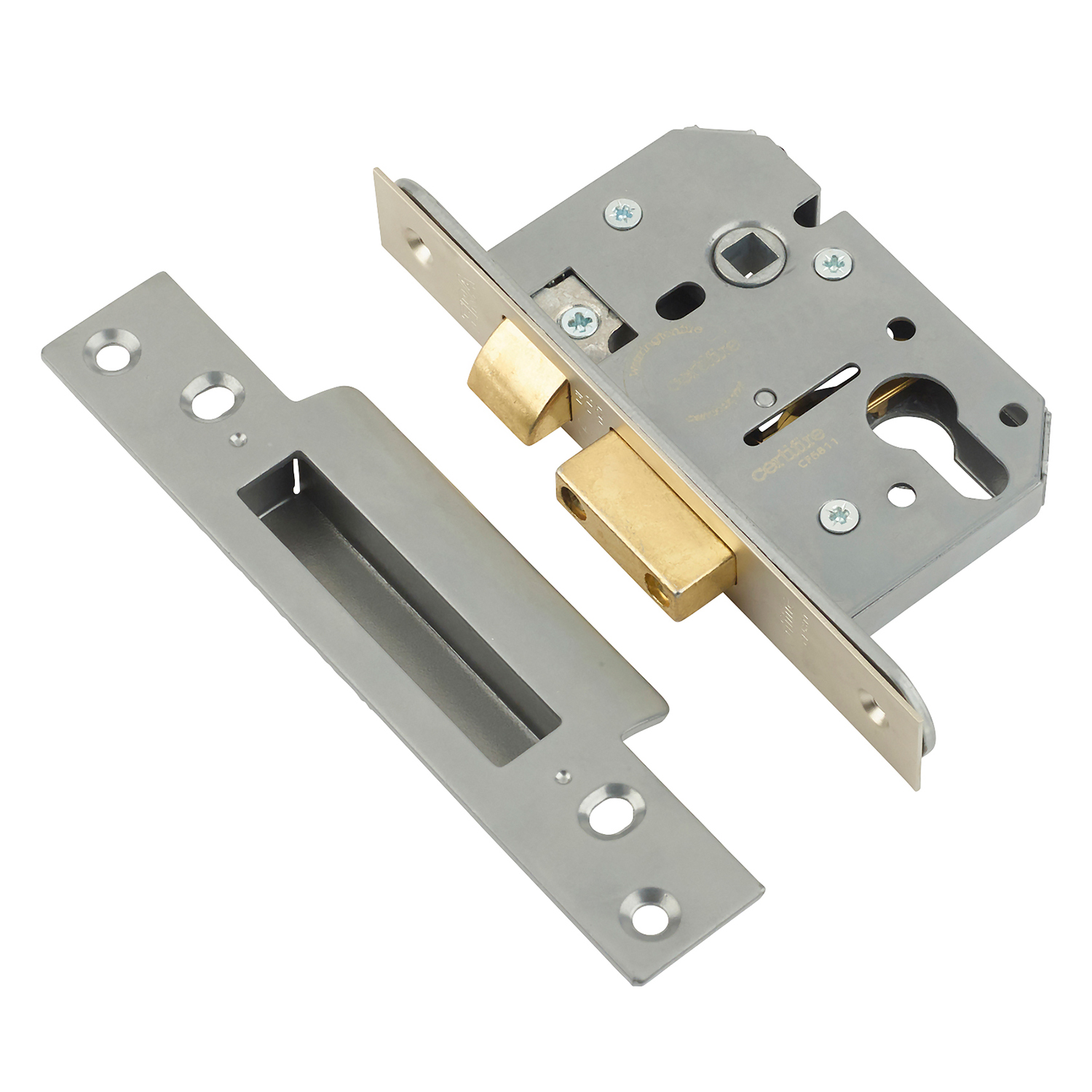 Centurion - Euro Profile Cylinder and Turn, Polished Brass, 70mm