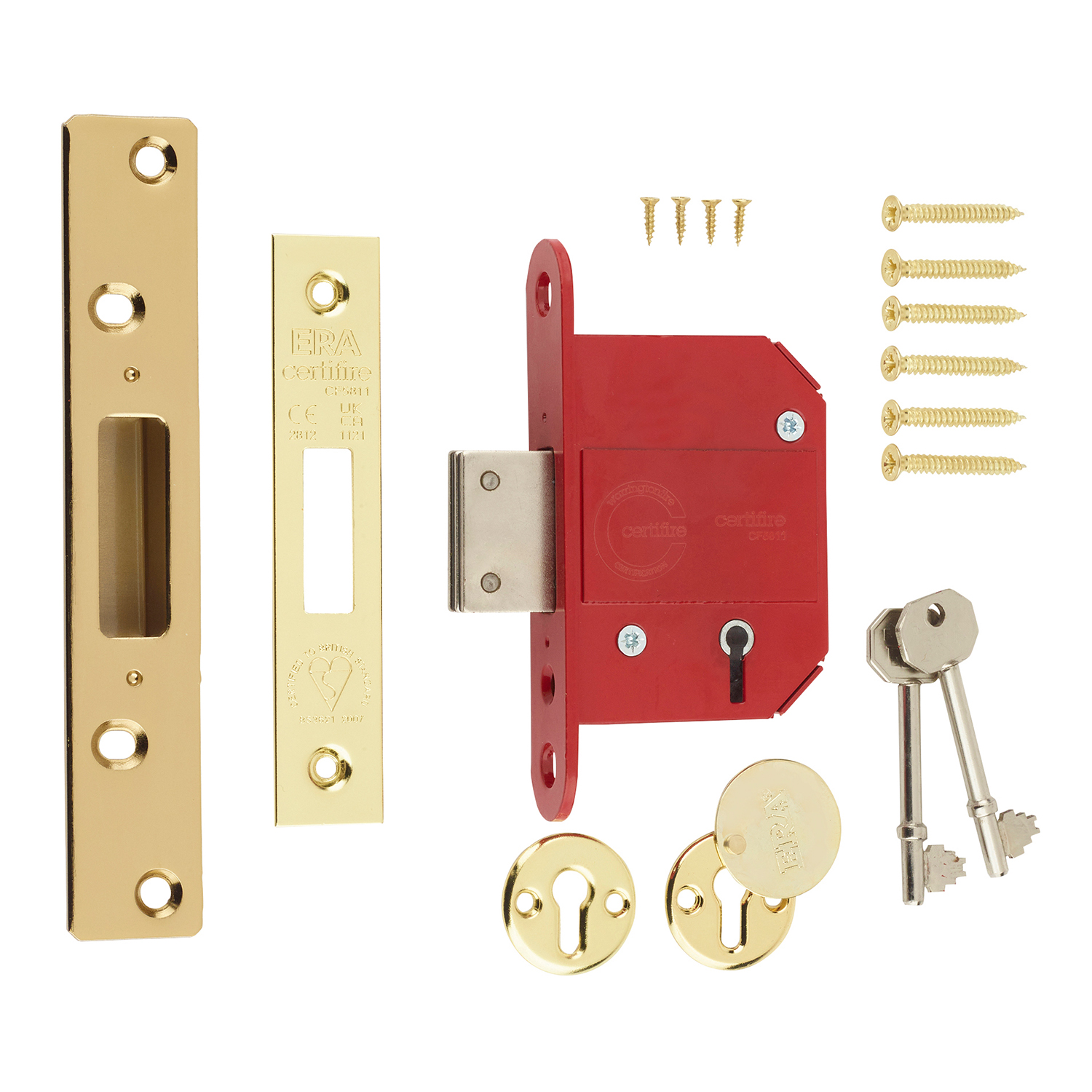 BS3621 Fortress 5 Lever Mortice Deadlock