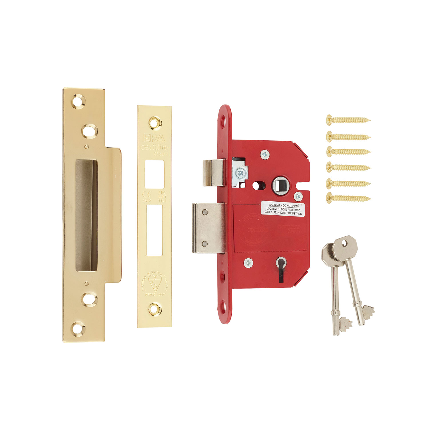 Fortress 5 Lever British Standard Sashbolt Mortice Door Lock
